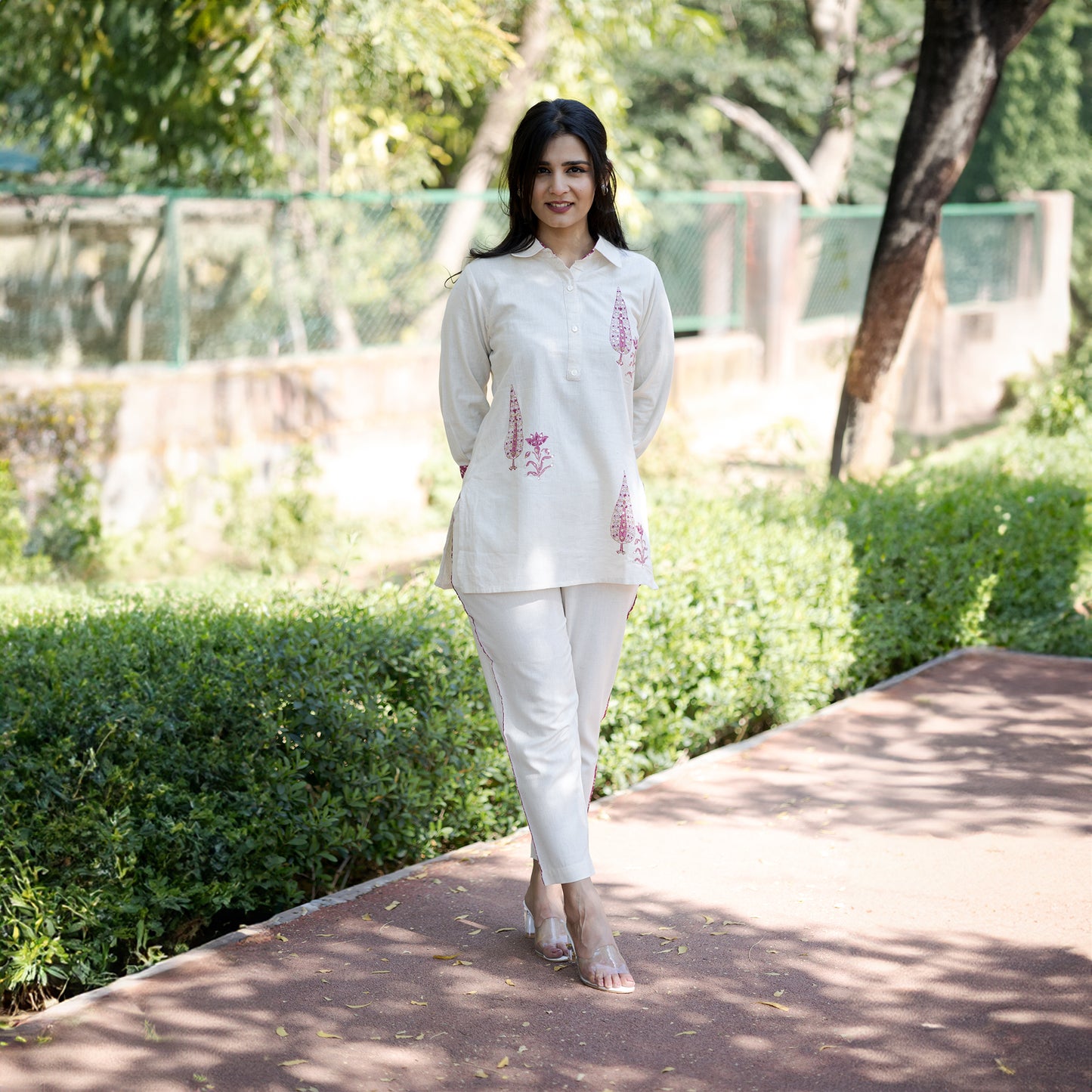 Earthy Elegance Cotton Flex Co Ord Set
