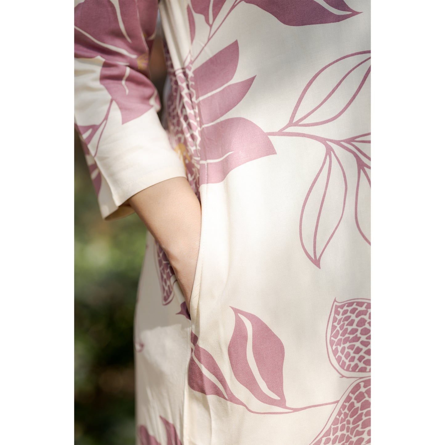 Elegant Bloom Cotton Rayon Co-ord Set