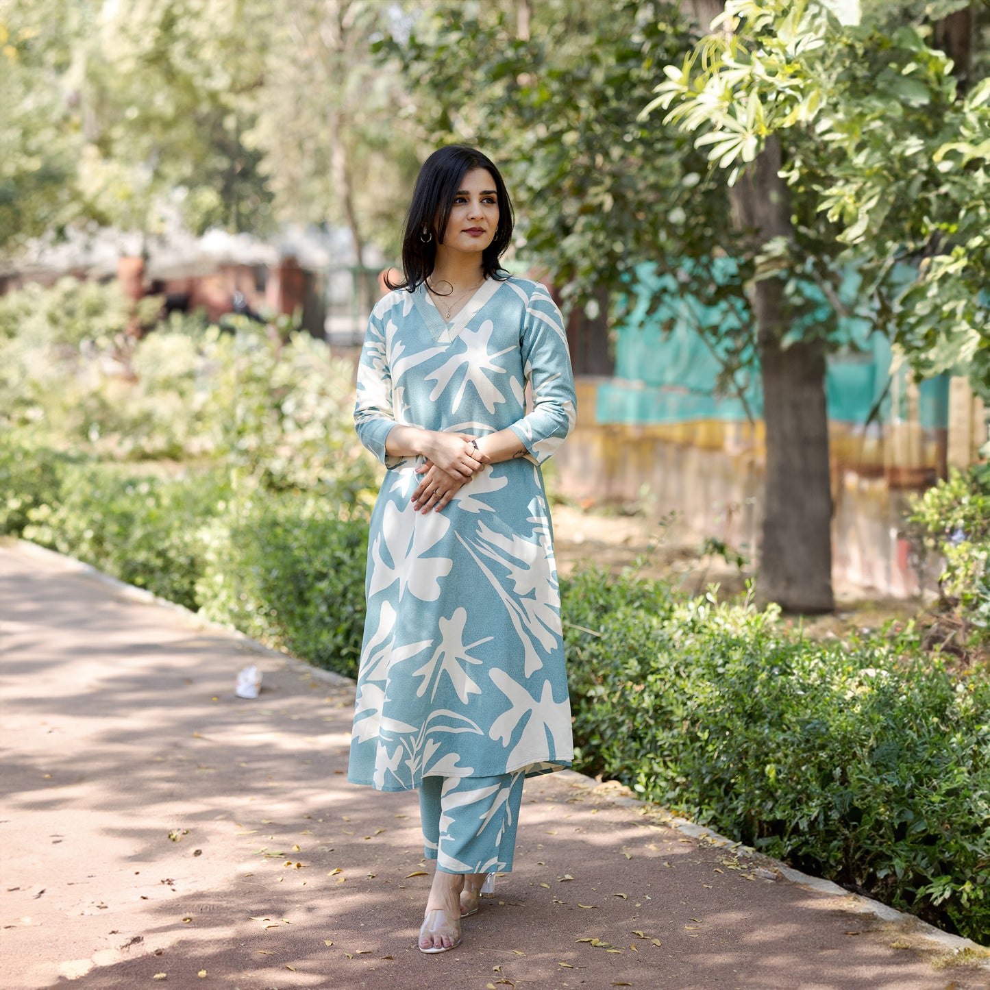 Urban Jungle Cotton Rayon Co-ord Set