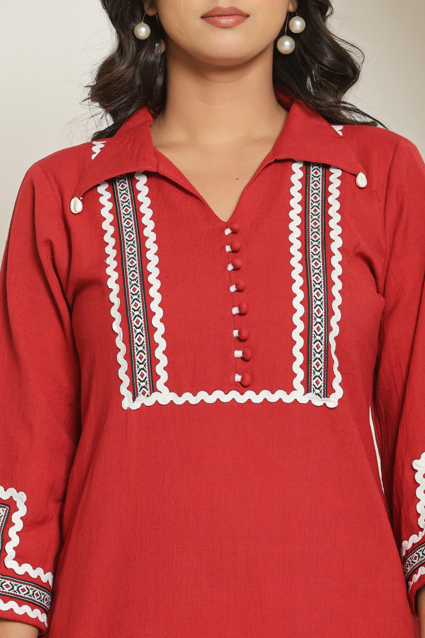 Rivaaz Red Co ord set