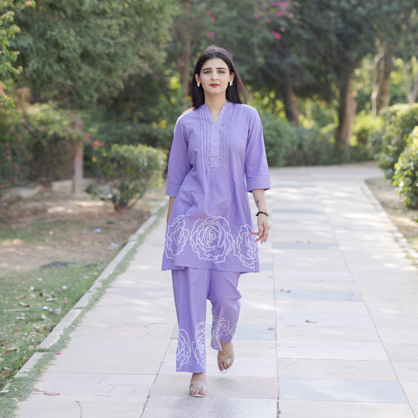 Cambric Lavender Co-ord Set