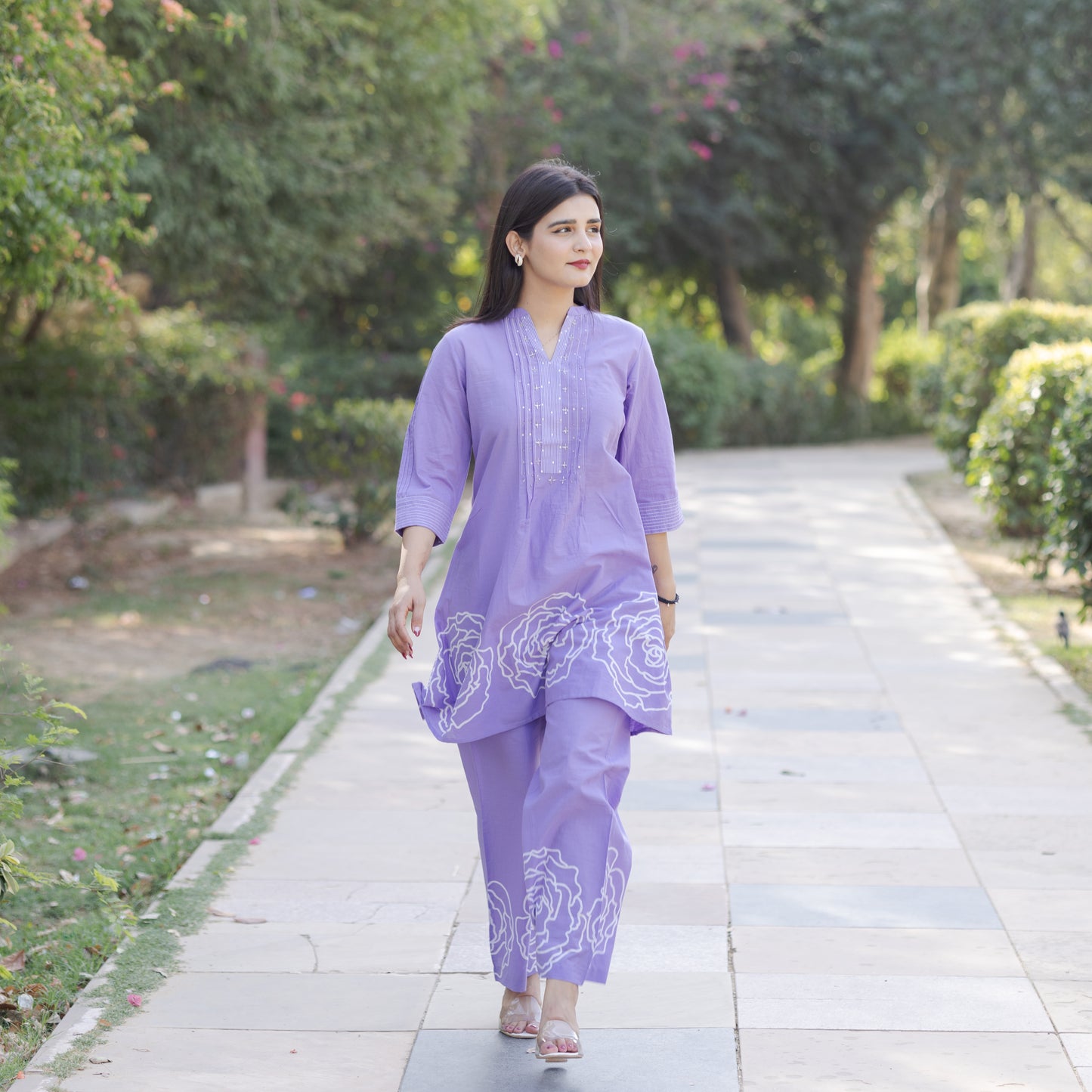 Cambric Lavender Co-ord Set