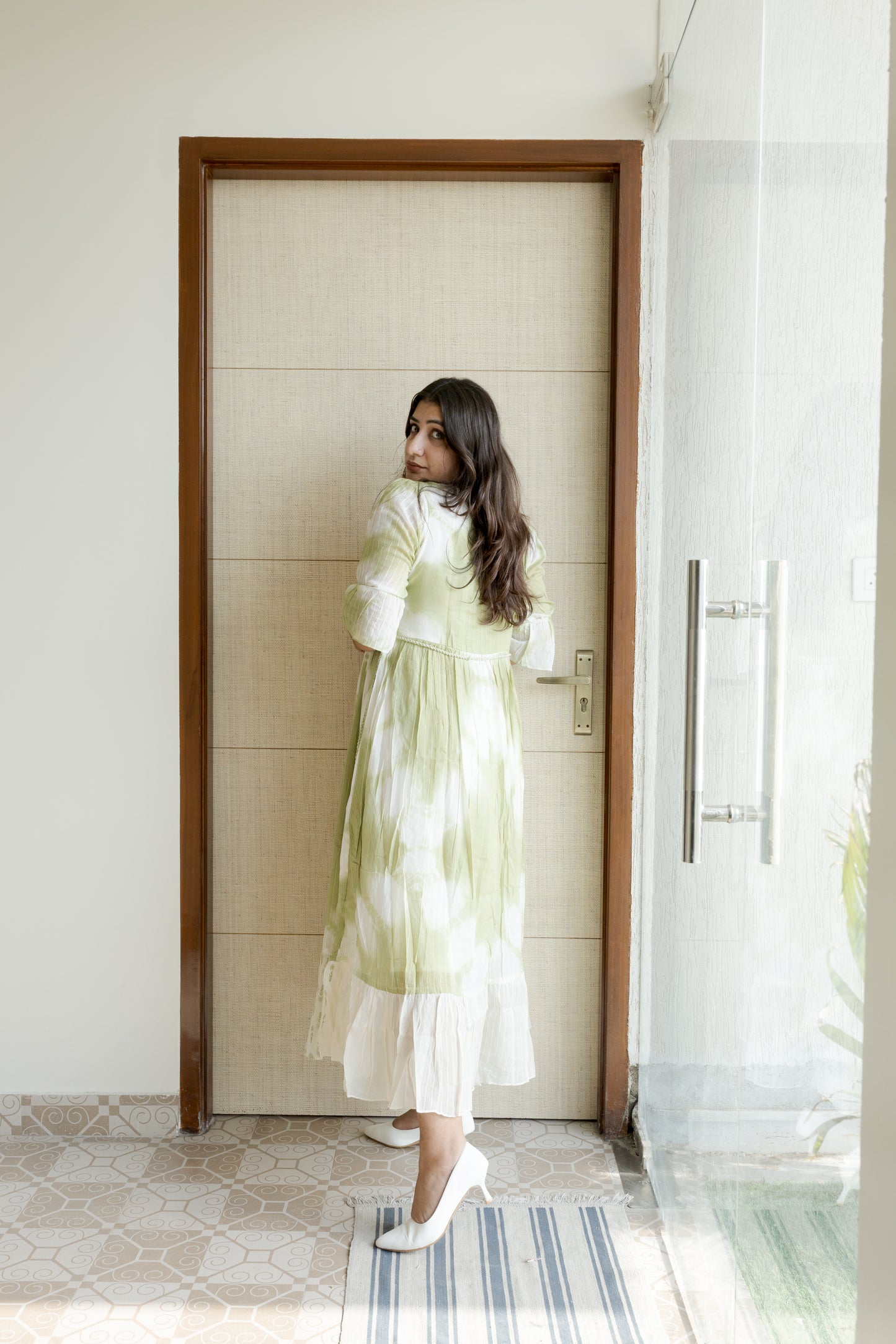 Mint Meadow Tie-Dye Dress