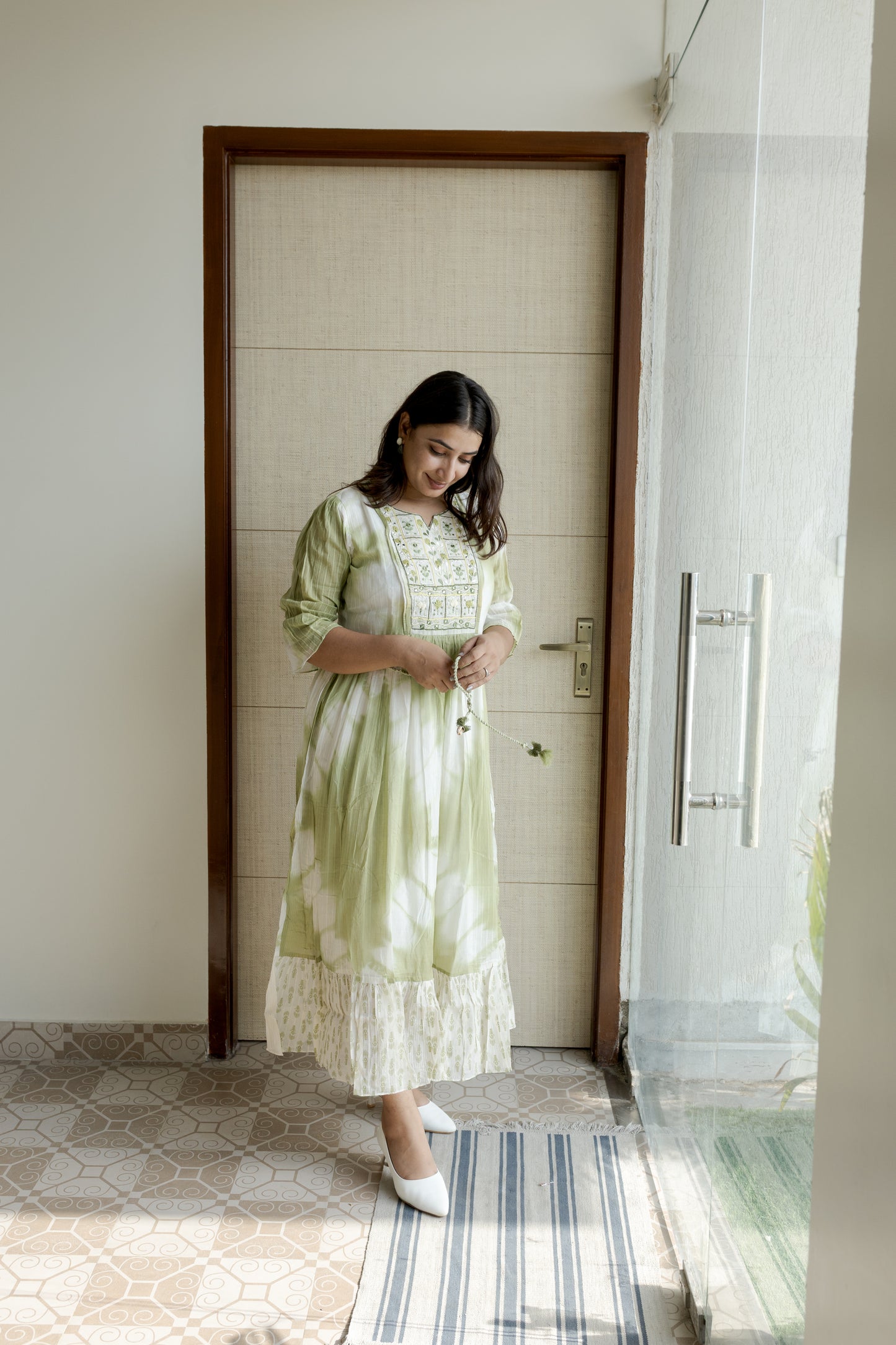 Mint Meadow Tie-Dye Dress