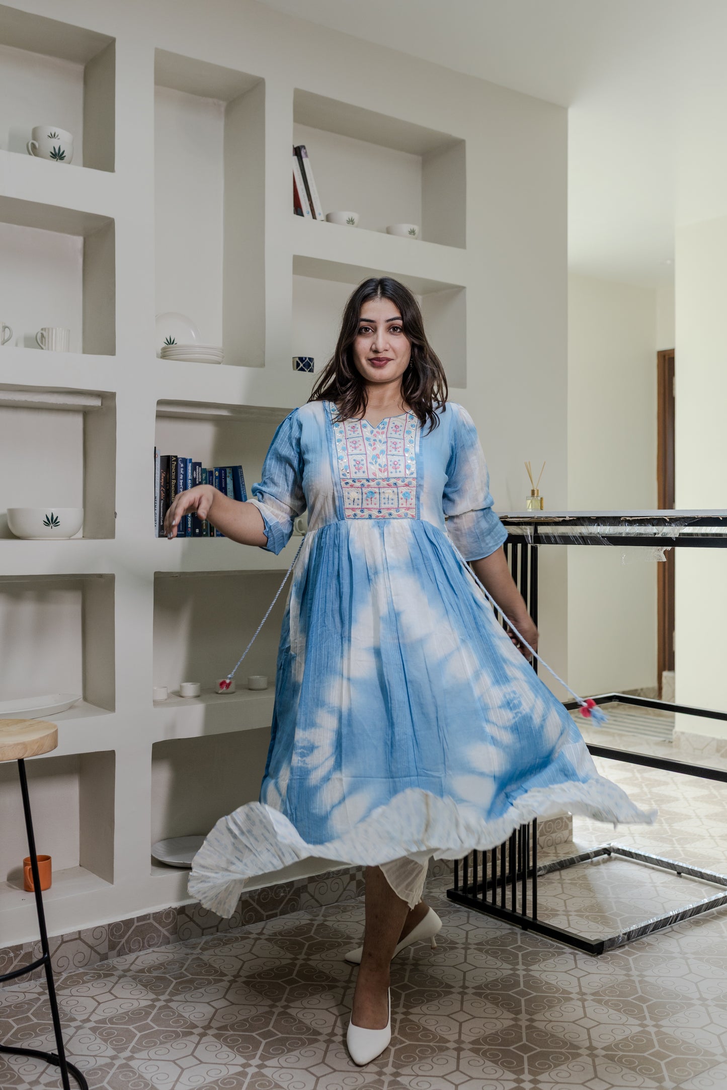 Ocean Breeze Tie-Dye Dress