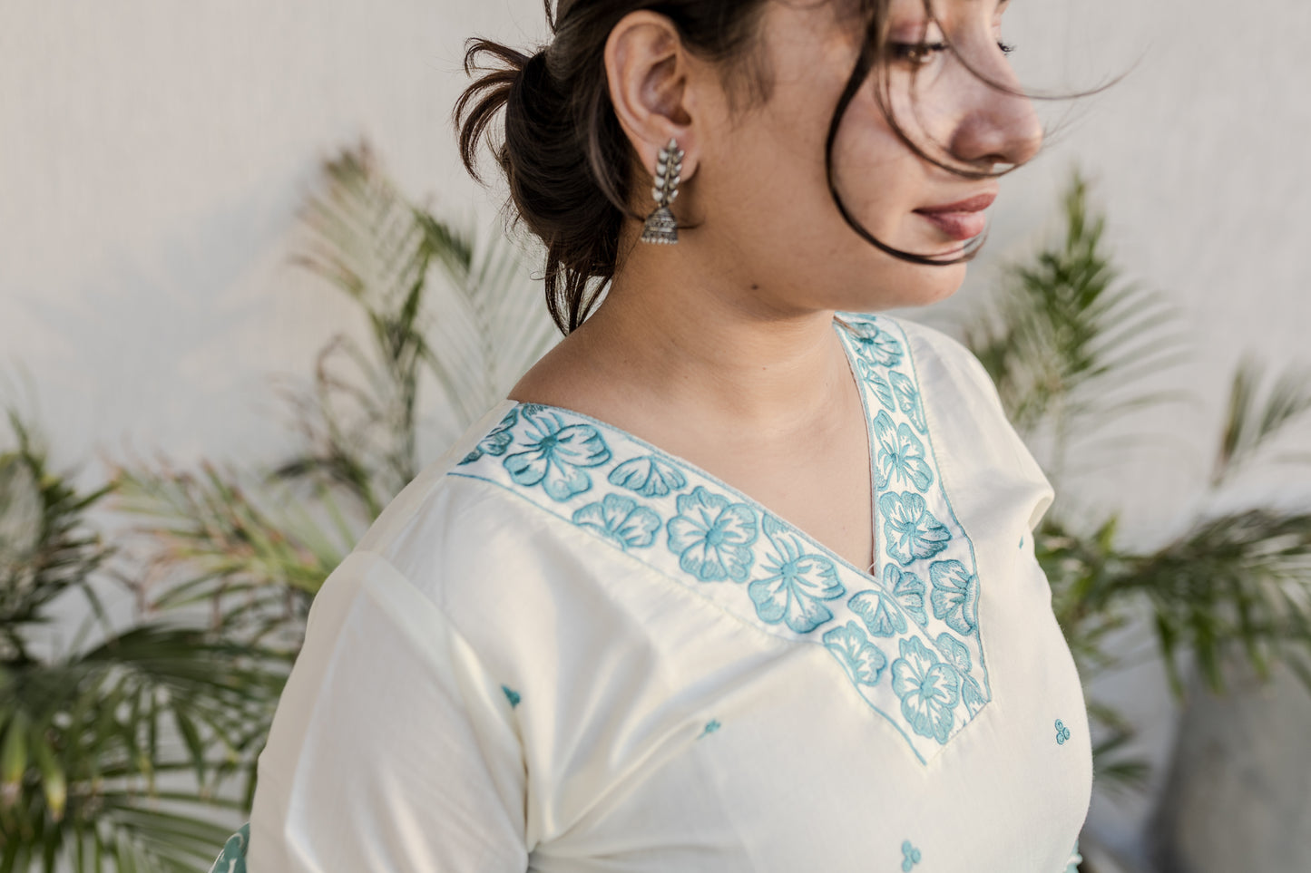 Aqua Glow Ombre Suit