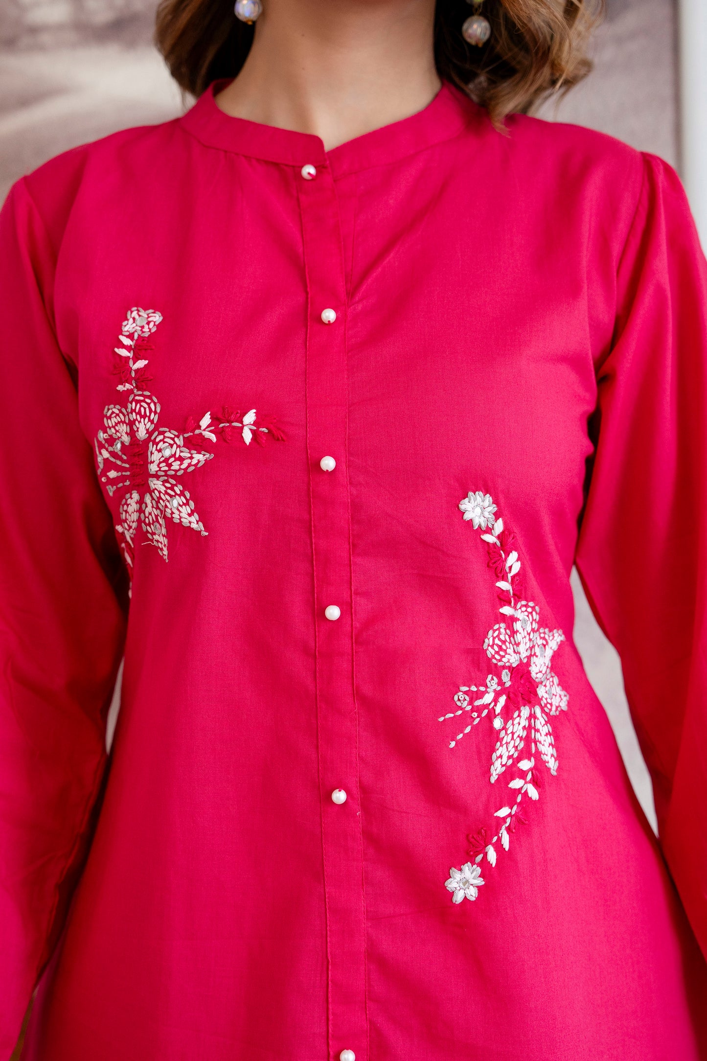 GULABI MUSE COTTON CO-ORD SET