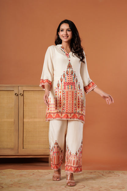 RANG MAHAL MUSLIN CO-ORD SET