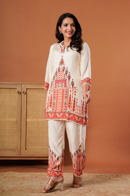 RANG MAHAL MUSLIN CO-ORD SET