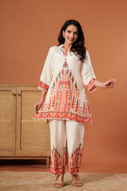 RANG MAHAL MUSLIN CO-ORD SET