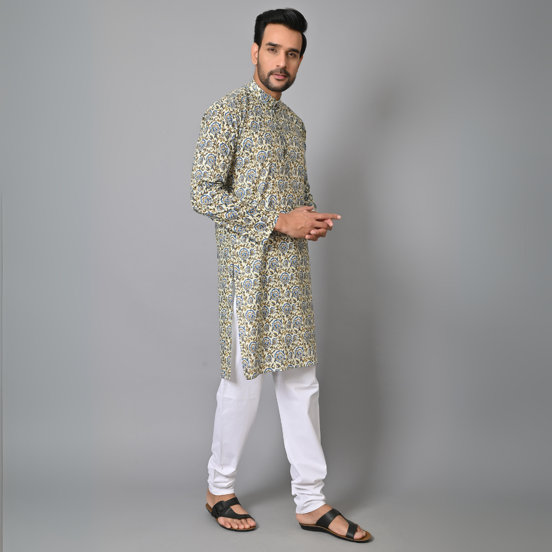 Jungle Printed Long Kurta