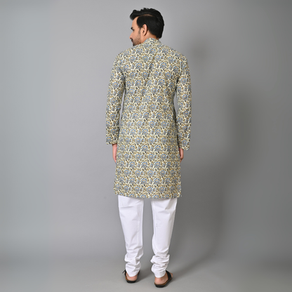 Jungle Printed Long Kurta