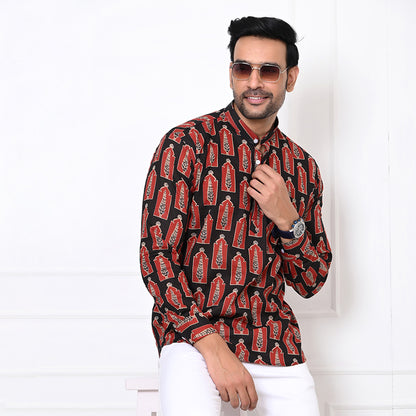 Monumental Motif Short Kurta