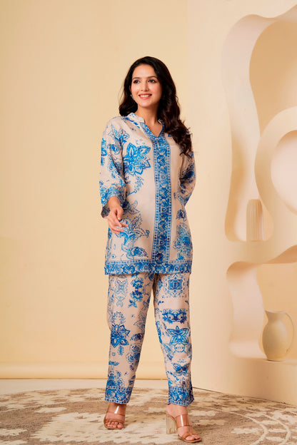 Neelaya bloom muslin co ord set