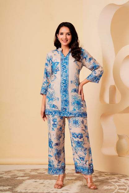 Neelaya bloom muslin co ord set