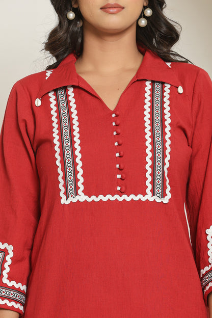 Rivaaz Red Co ord set