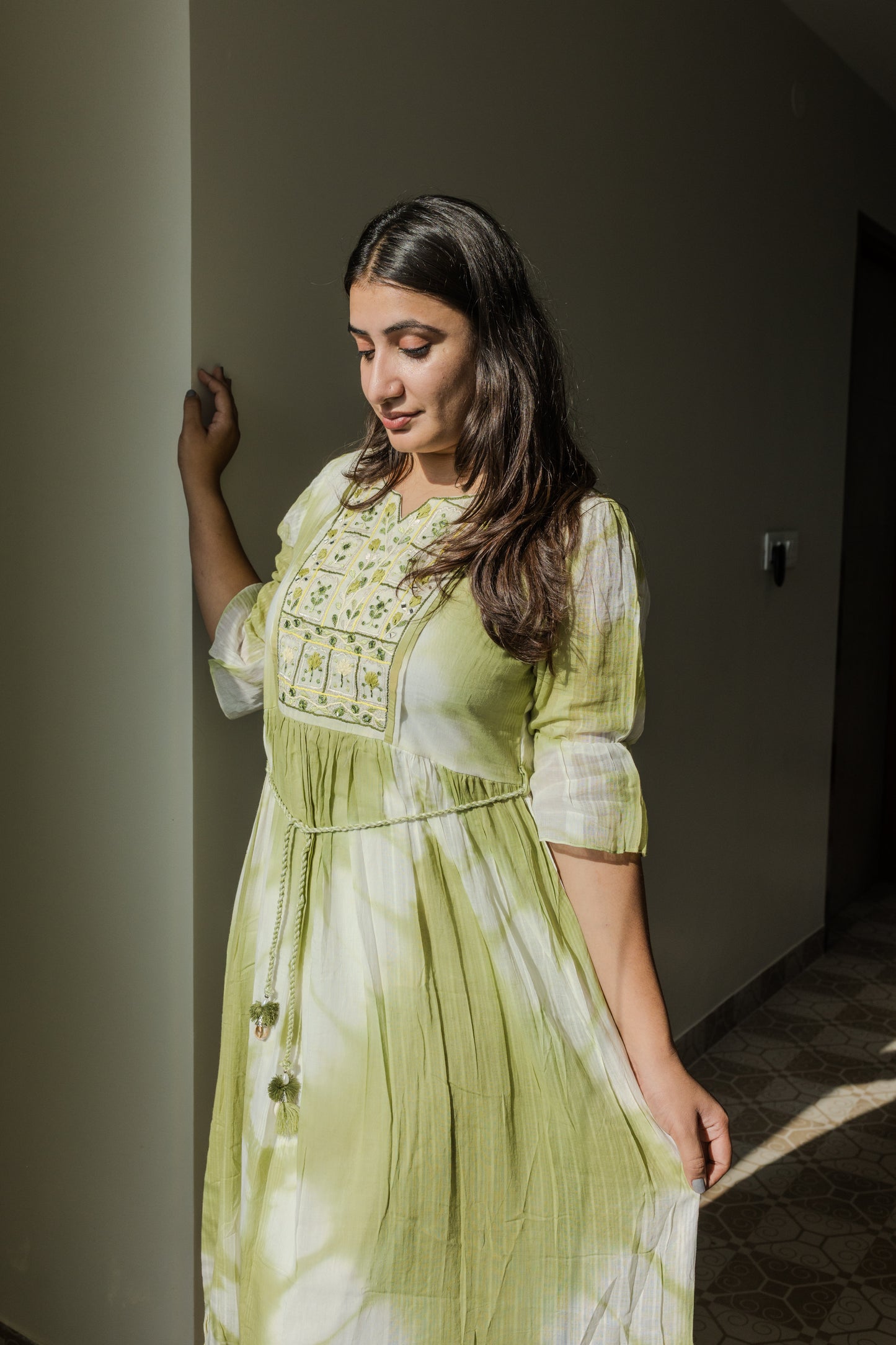 Mint Meadow Tie-Dye Dress