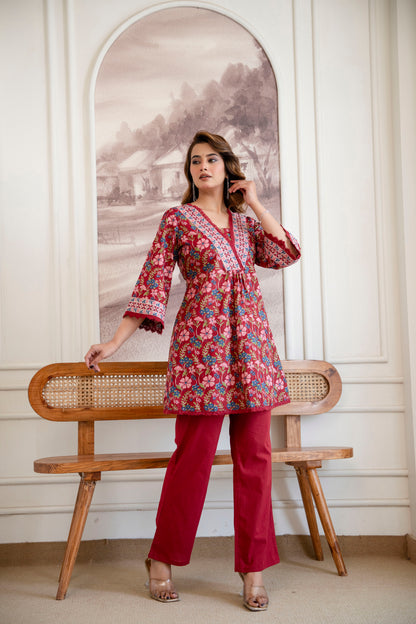 GULNAAR COTTON CO-ORD SET