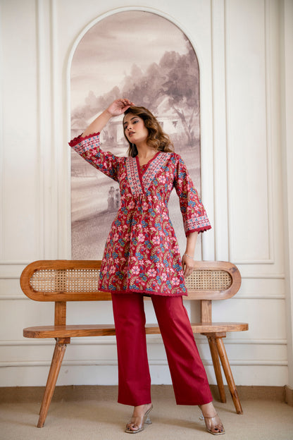 GULNAAR COTTON CO-ORD SET