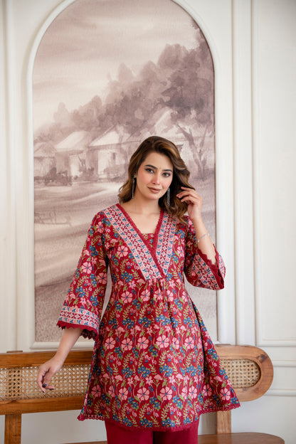 GULNAAR COTTON CO-ORD SET