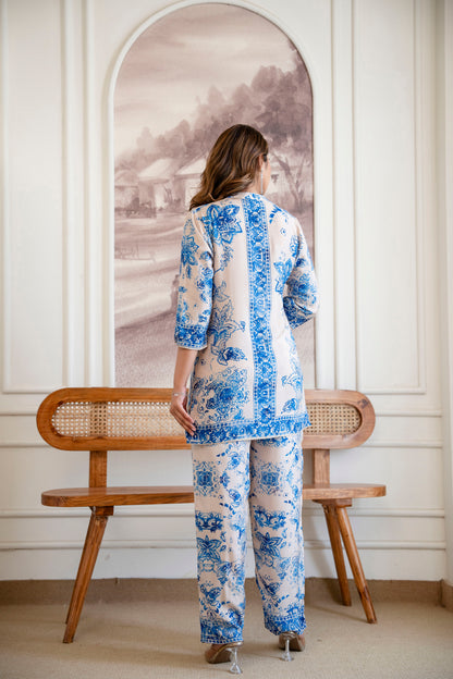 NEELAYA BLOOM MUSLIN CO-ORD SET