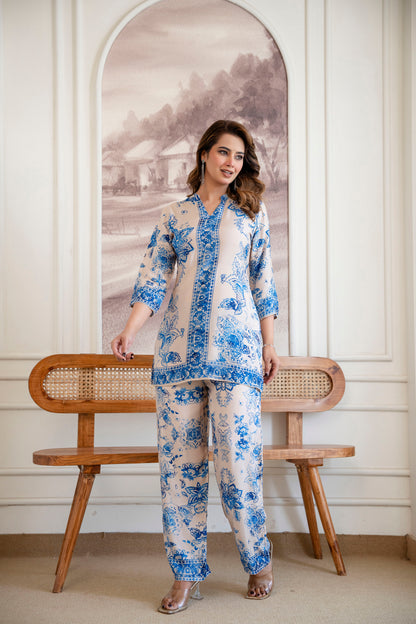 NEELAYA BLOOM MUSLIN CO-ORD SET
