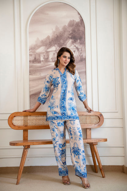 NEELAYA BLOOM MUSLIN CO-ORD SET