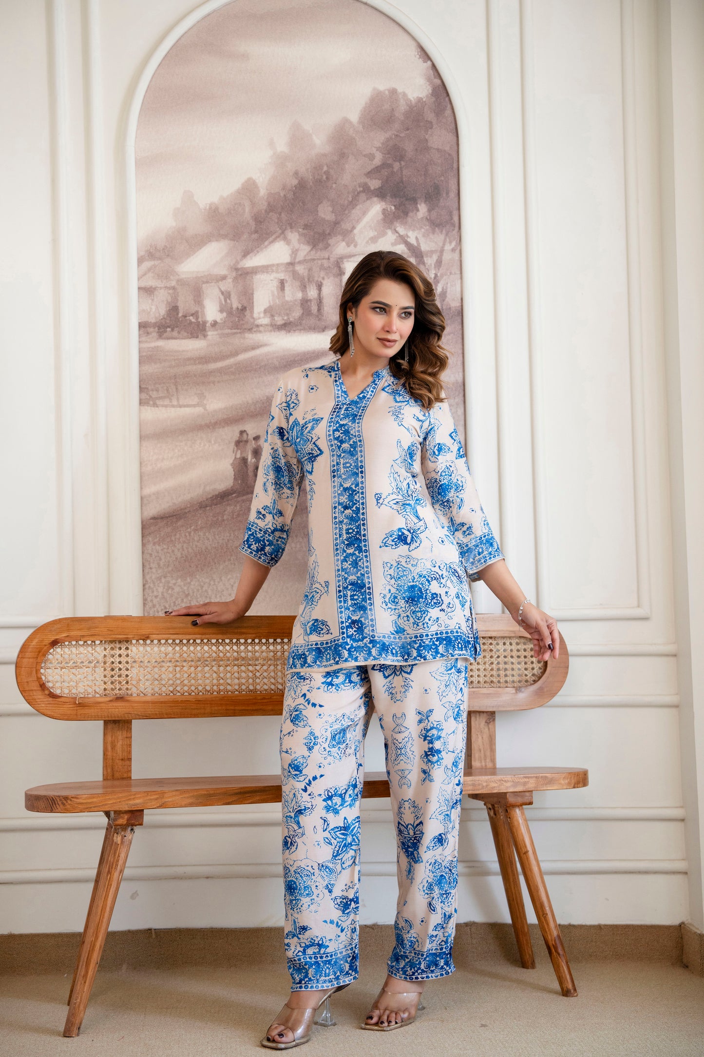 NEELAYA BLOOM MUSLIN CO-ORD SET