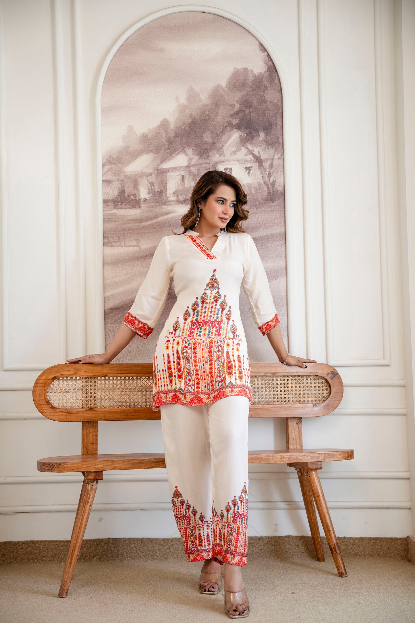 RANG MAHAL MUSLIN CO-ORD SET