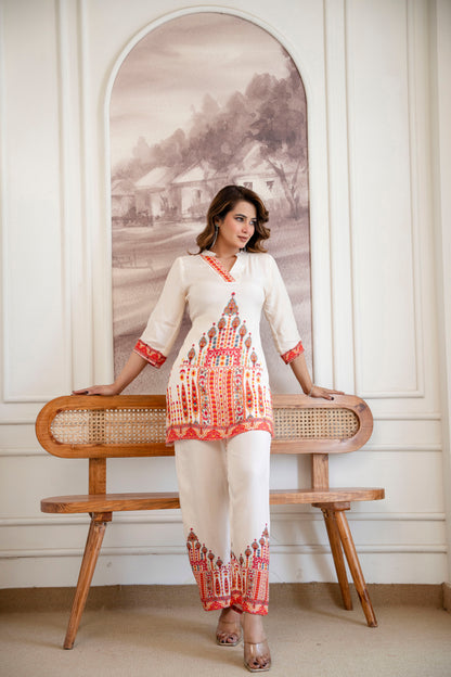 RANG MAHAL MUSLIN CO-ORD SET