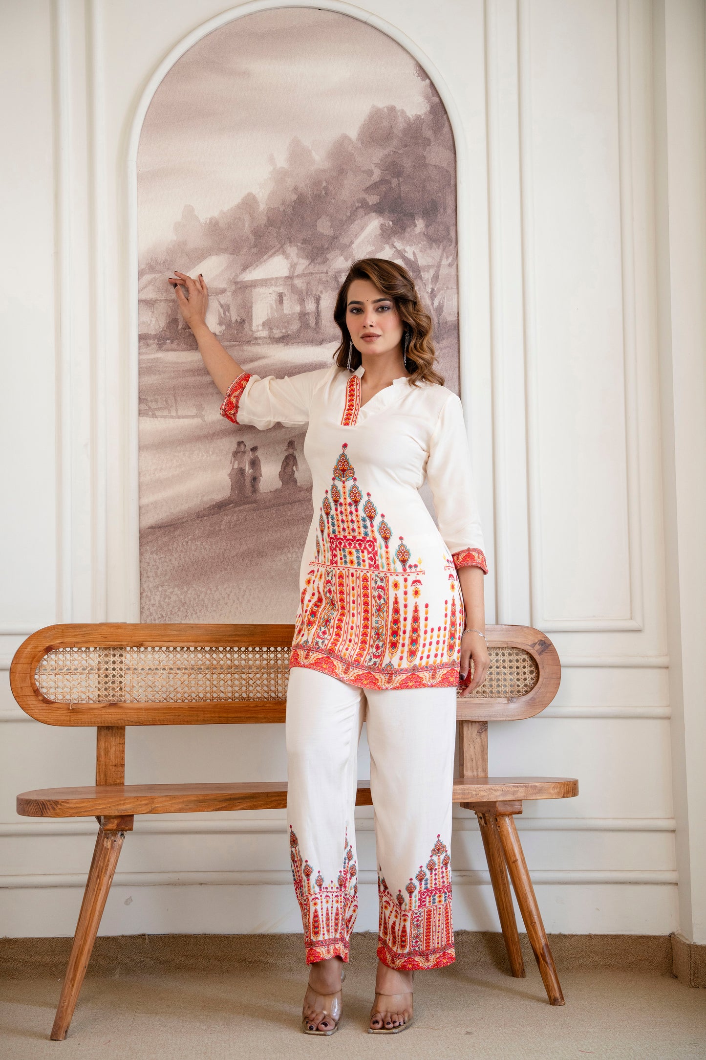 RANG MAHAL MUSLIN CO-ORD SET