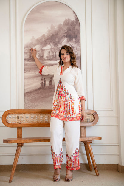 RANG MAHAL MUSLIN CO-ORD SET