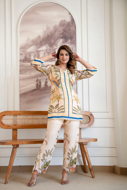 IVORY OASIS CO-ORD SET