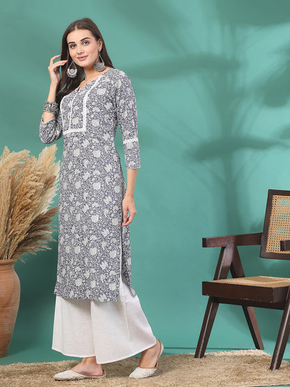 Ruhani Cotton Kurti Set