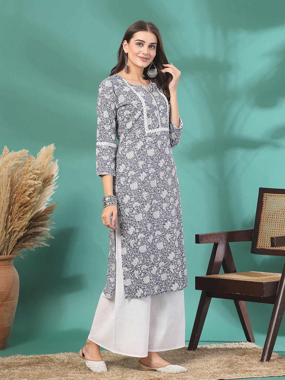 Ruhani Cotton Kurti Set