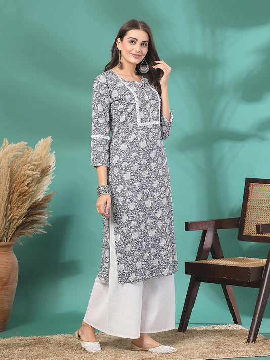 Ruhani Cotton Kurti Set