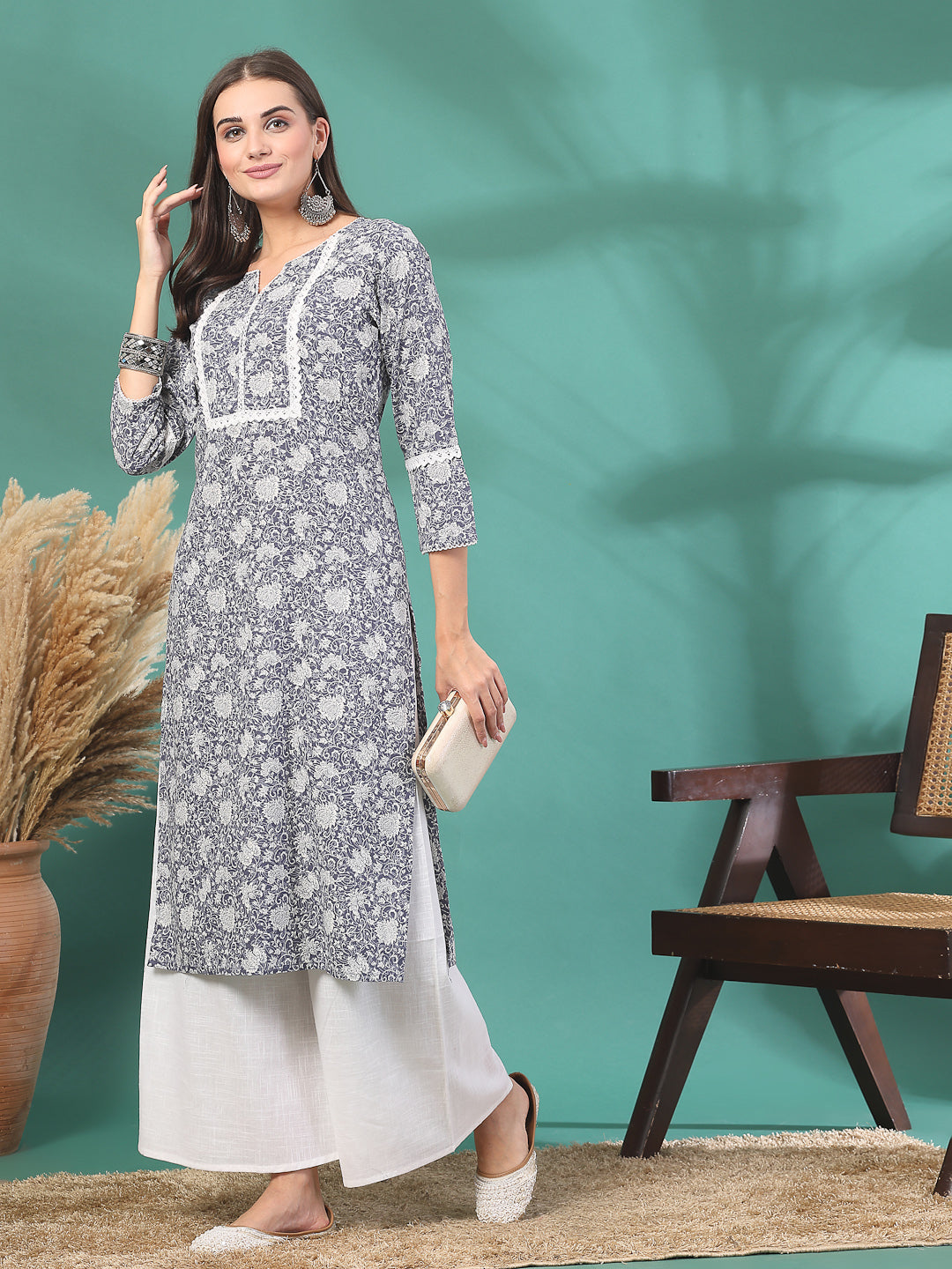 Ruhani Cotton Kurti Set