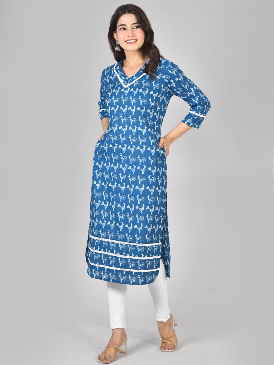 Royal Neel Kurti